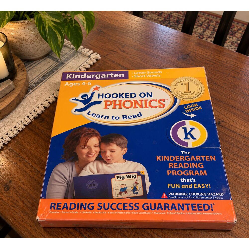 Hooked on Phonics Kindergarten Learn to Read Set